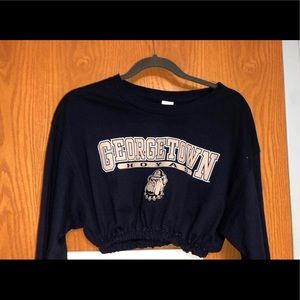 Georgetown cropped long sleeve